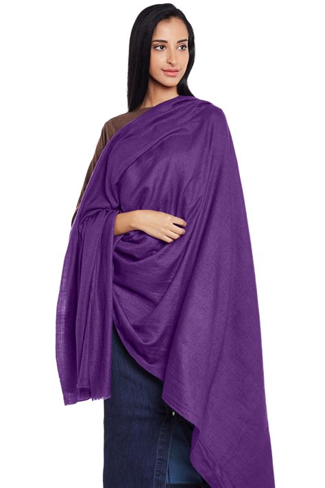 purple shawl